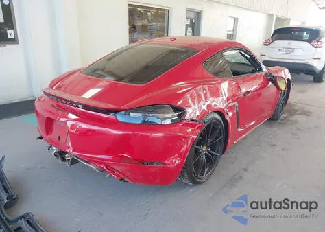 2018 Porsche 718 Cayman Gts from USA, damaged, VIN WP0AB2A83JS278458